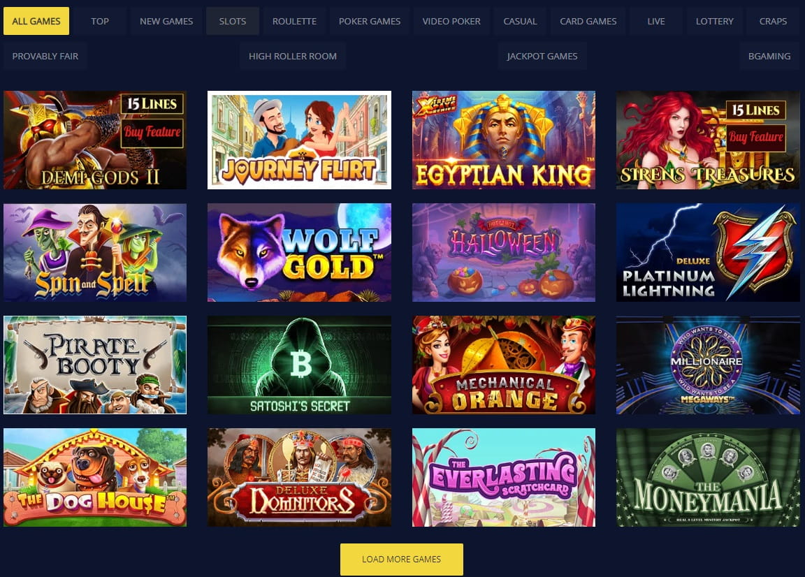 Eine Übersicht der Slots im Betchain Casino